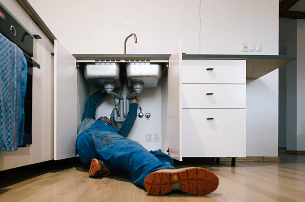 Professional Leak Detection technician working in Central Square, NY